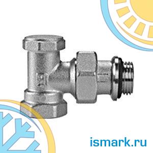 Клапан запорный радиаторный угловой Клапан запорный радиаторный угловой